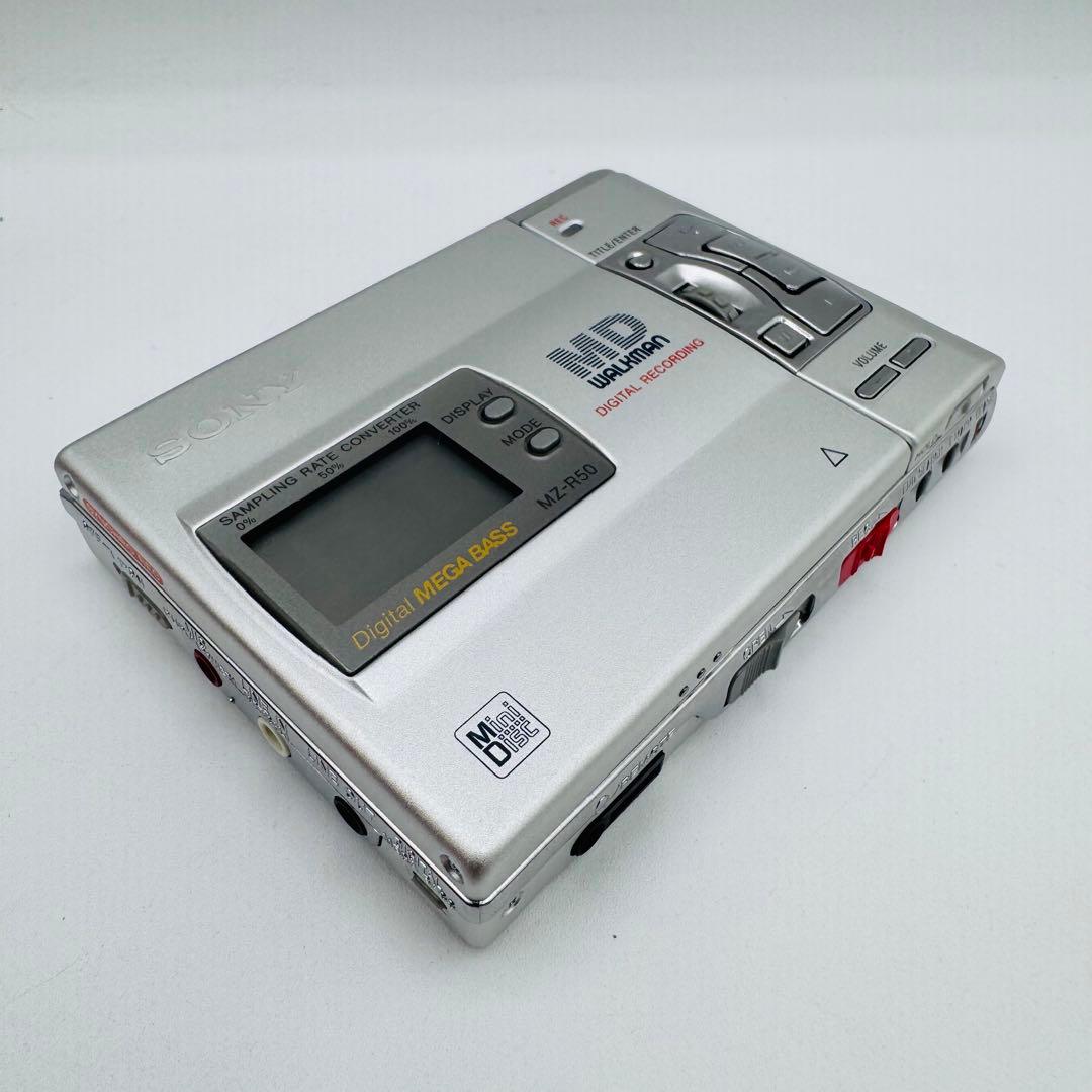 【極美品】SONY MZ-R50 ポータブルMDプレーヤー 希少