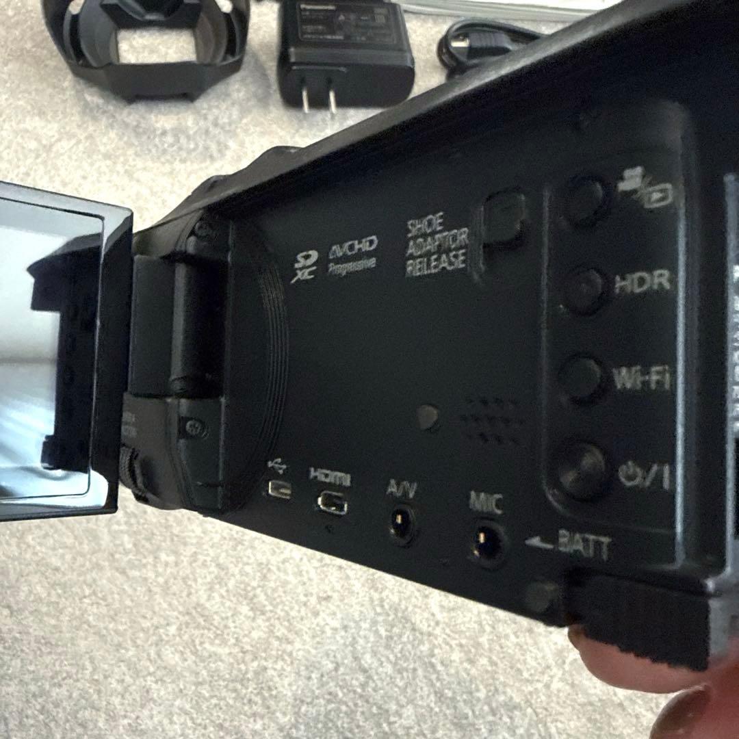 Panasonic HC-WX990M 4Kビデオカメラ ワイプ撮り ケース付