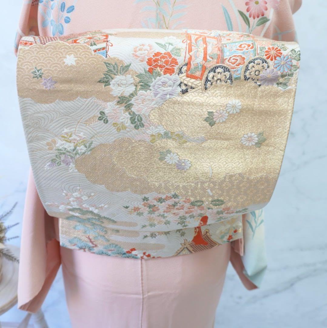 訪問着 フルセットa498 卒業式　入学式　お宮参り　七五三　結婚式　落款