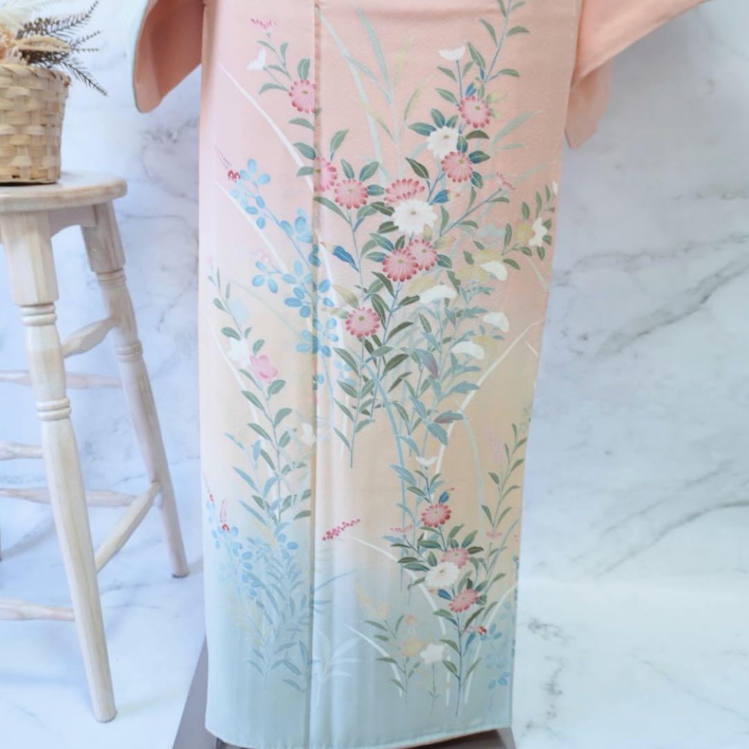 訪問着 フルセットa498 卒業式　入学式　お宮参り　七五三　結婚式　落款