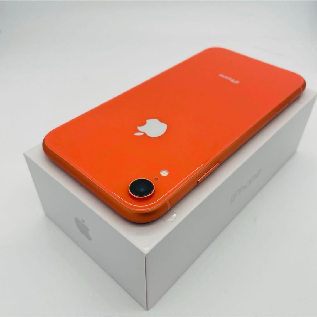 未使用 iPhone XR 64 GB SIMフリー コーラル 本体