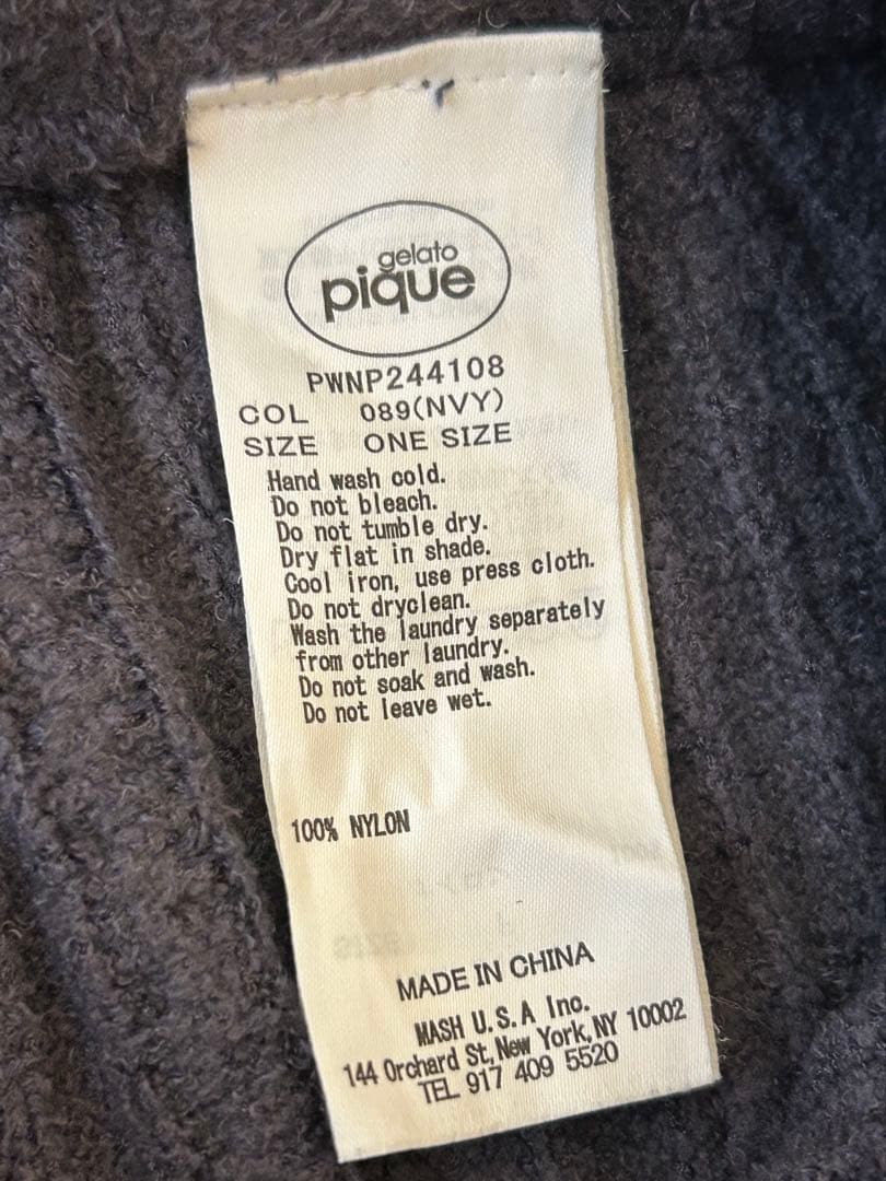【未使用！】gelato pique セットアップ NVY ネイビー