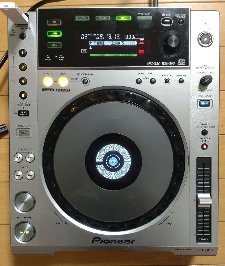 Pioneer CDJ-850　動作確認済み　送料込み　CDJプレヤー