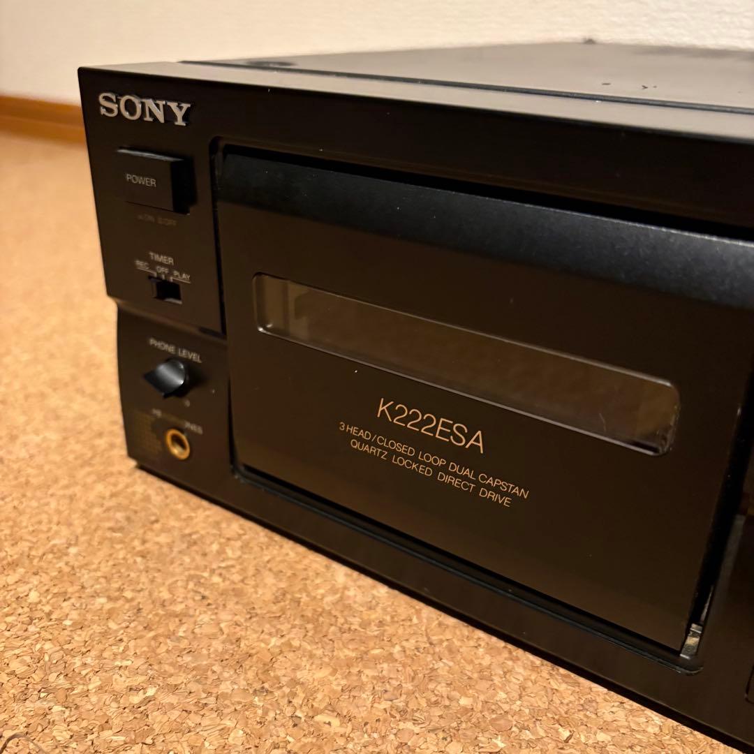 【現状品】SONY ソニー 3ヘッドカセットデッキ TC-K222ESA