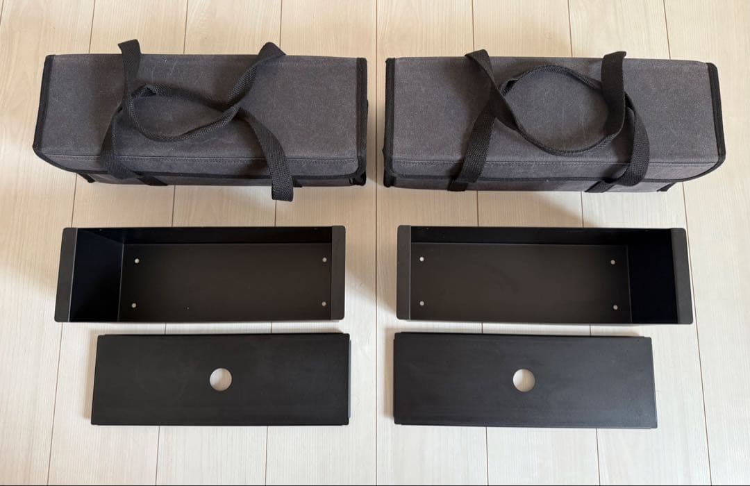 IGT ハーフユニット ステンボックス 0.5ユニットブラック 2点セット