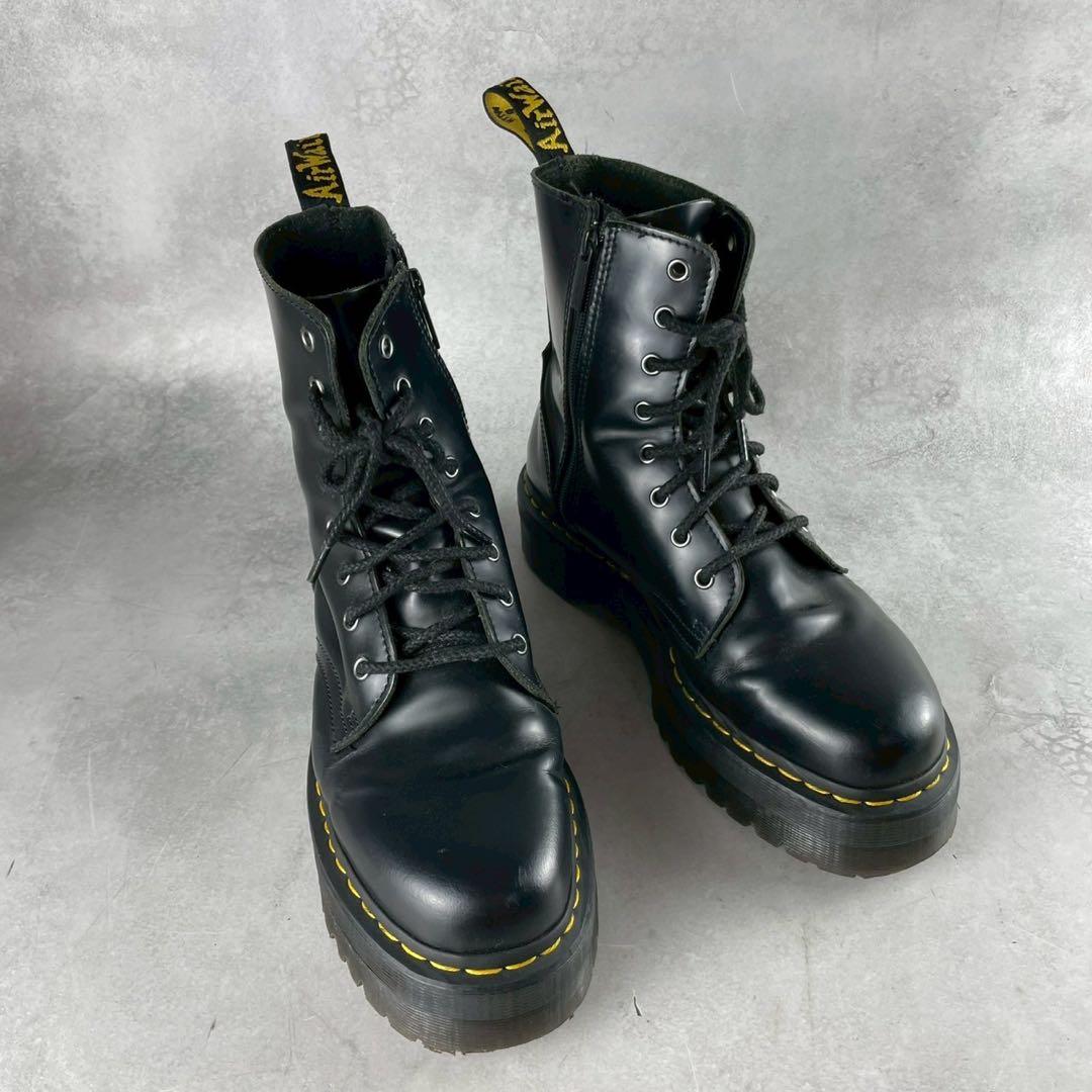 ごっつ　ドクターマーチン 8ホールブーツ ジェードン サイドジップ付き