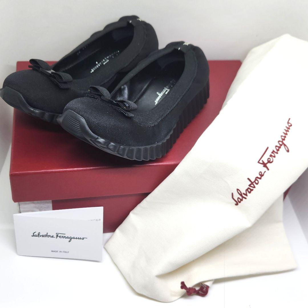箱・袋付き フェラガモ ヴァラリボン フラットパンプス バレエシューズ サイズ6