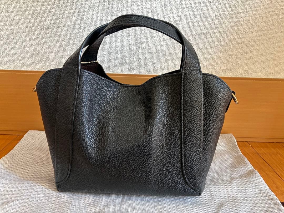 COACHコーチハドリーホーボーミニバケットショルダーバッグ　黒