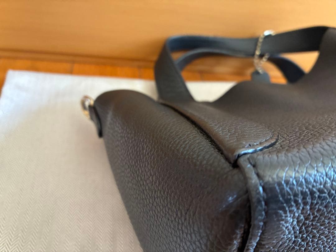 COACHコーチハドリーホーボーミニバケットショルダーバッグ　黒