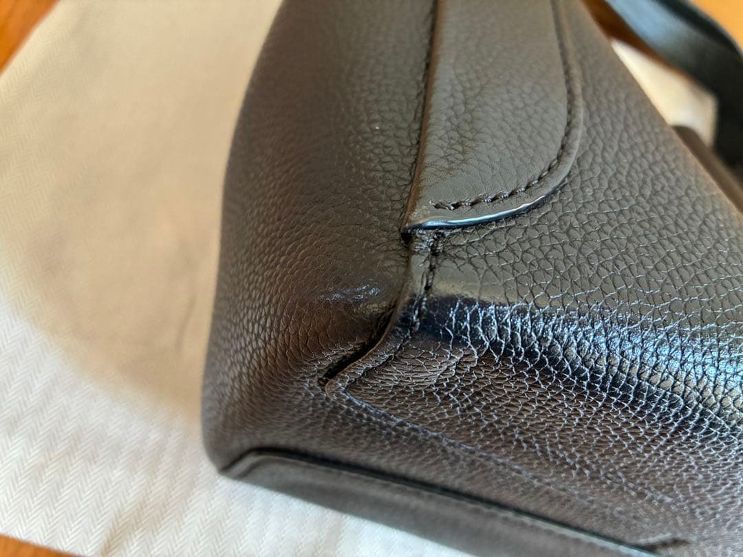 COACHコーチハドリーホーボーミニバケットショルダーバッグ　黒