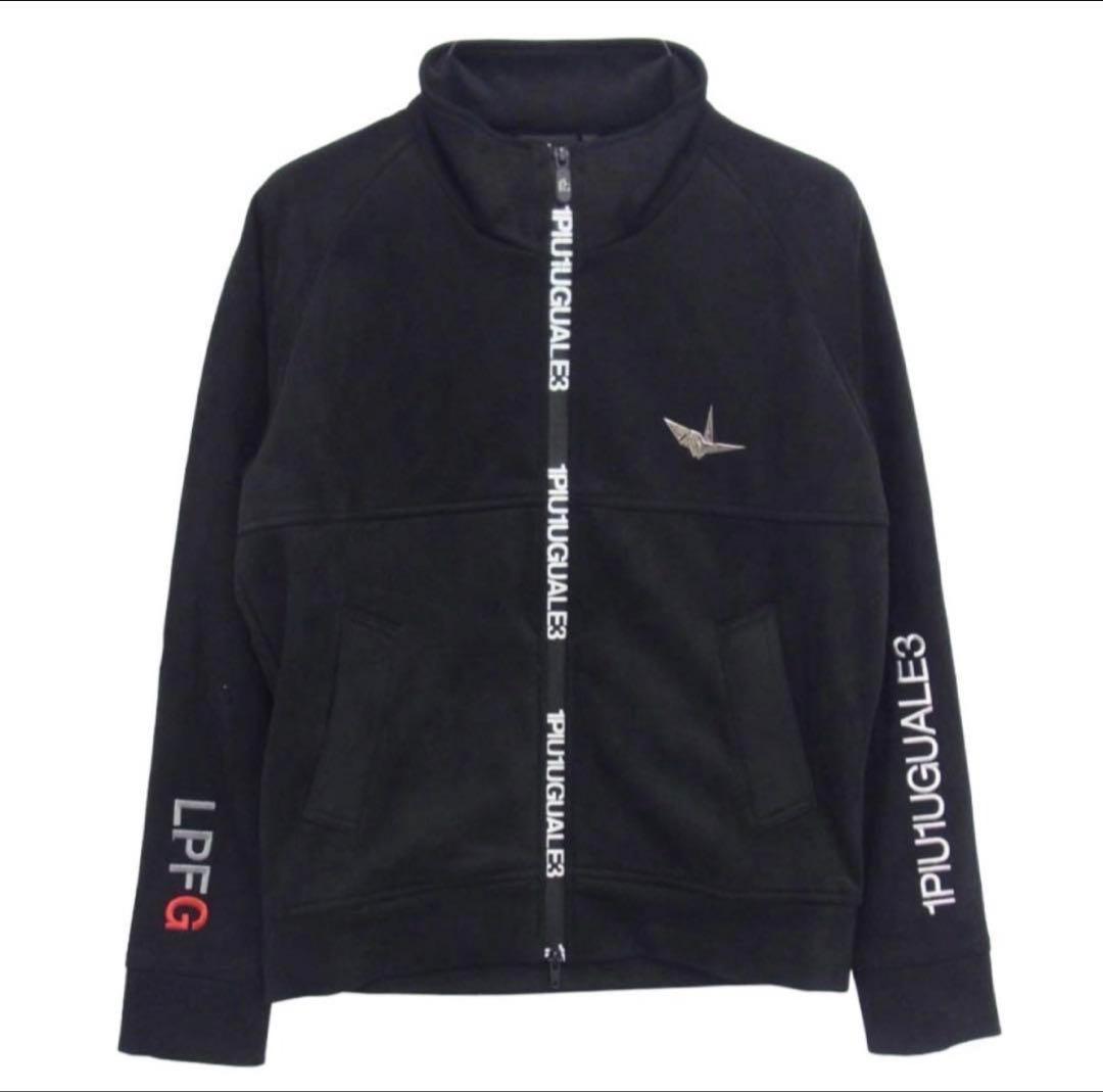 1piu1uguale3 ゴルフフェイクスエード フルジップ トラックジャケット