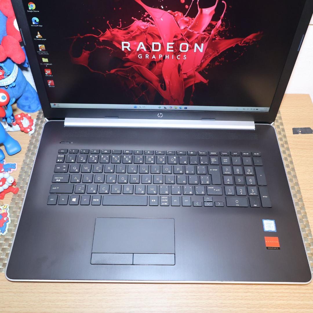 大画面17インチ！Win11公式対応i7/メ16/新品SSD/グラボ搭載/DVD