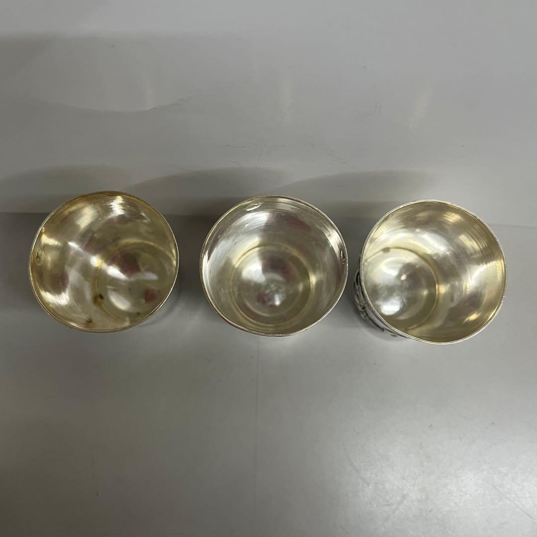 フランス　パリ　アンティーク　シルバー　銀製　リキュールカップ