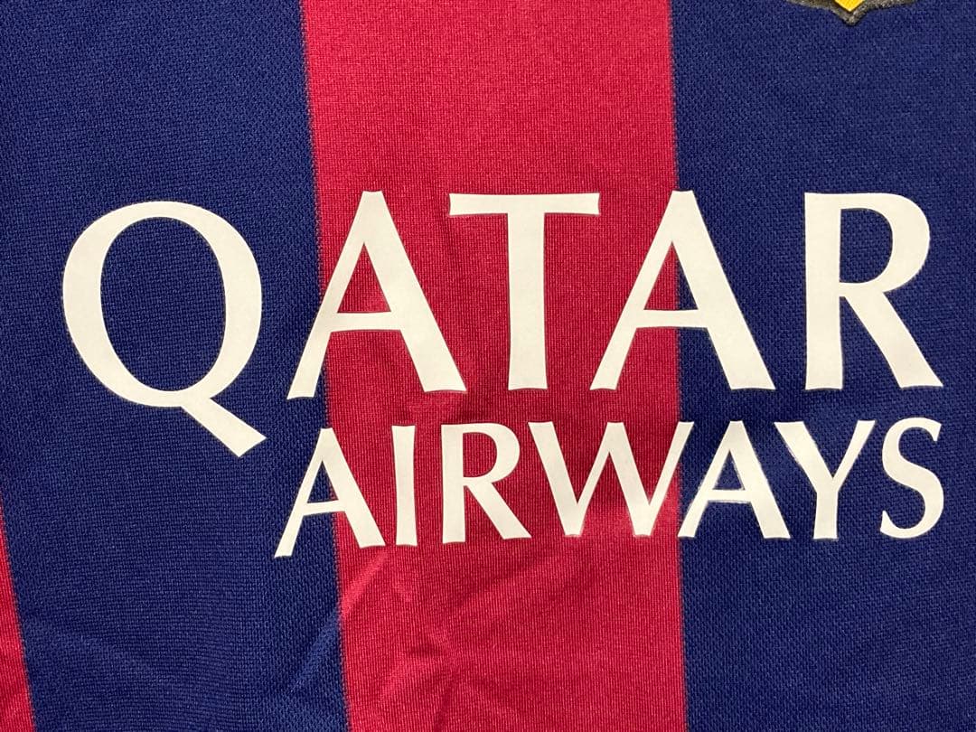 【正規品】ネイマール　バルセロナ　14/15ホームレプリカ長袖　三冠