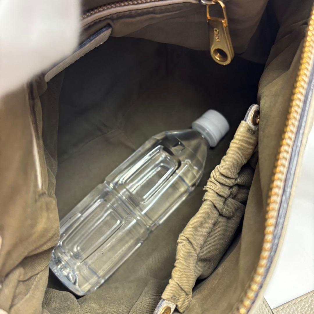 クロエ　マーシー　MARCIE 革　ハンドバッグ　アイボリー　2way y2k