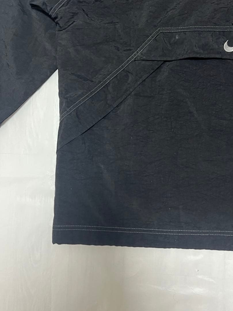 90s 銀タグ NIKE anorak parka M black