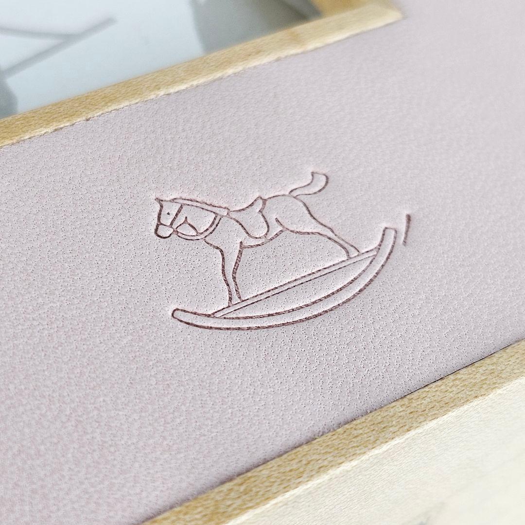 美品 エルメス HERMES 写真立て ウッド 木製 フォトフレーム インテリア