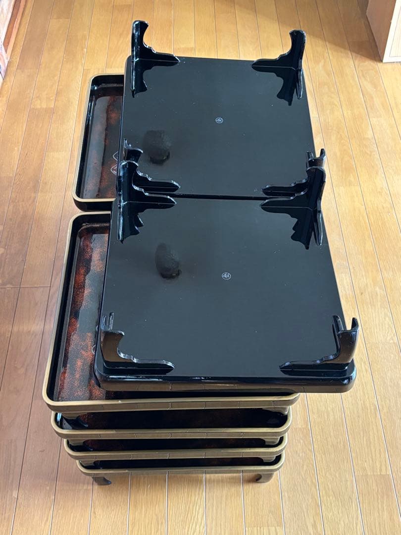 漆器 膳 10客セット 和風デザイン