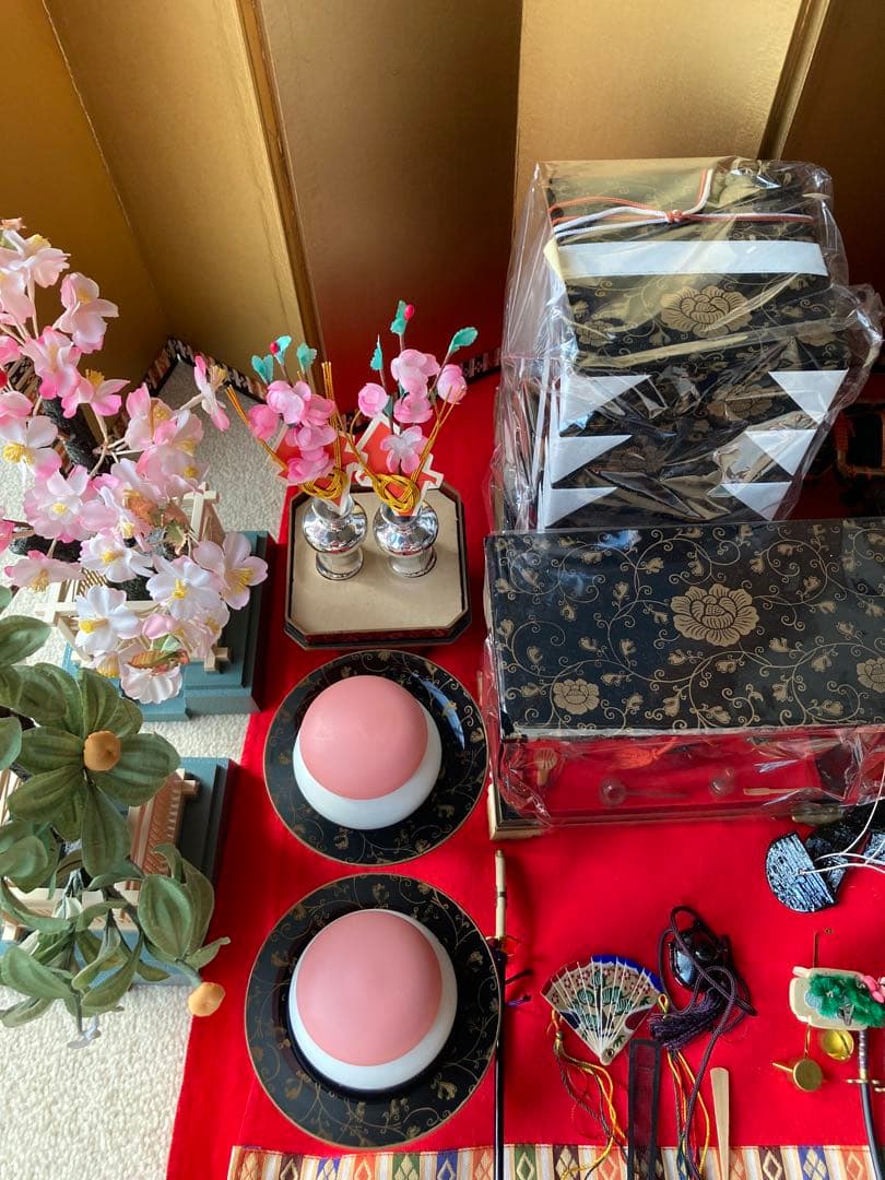 雛人形セット 伝統的な雛祭り飾り