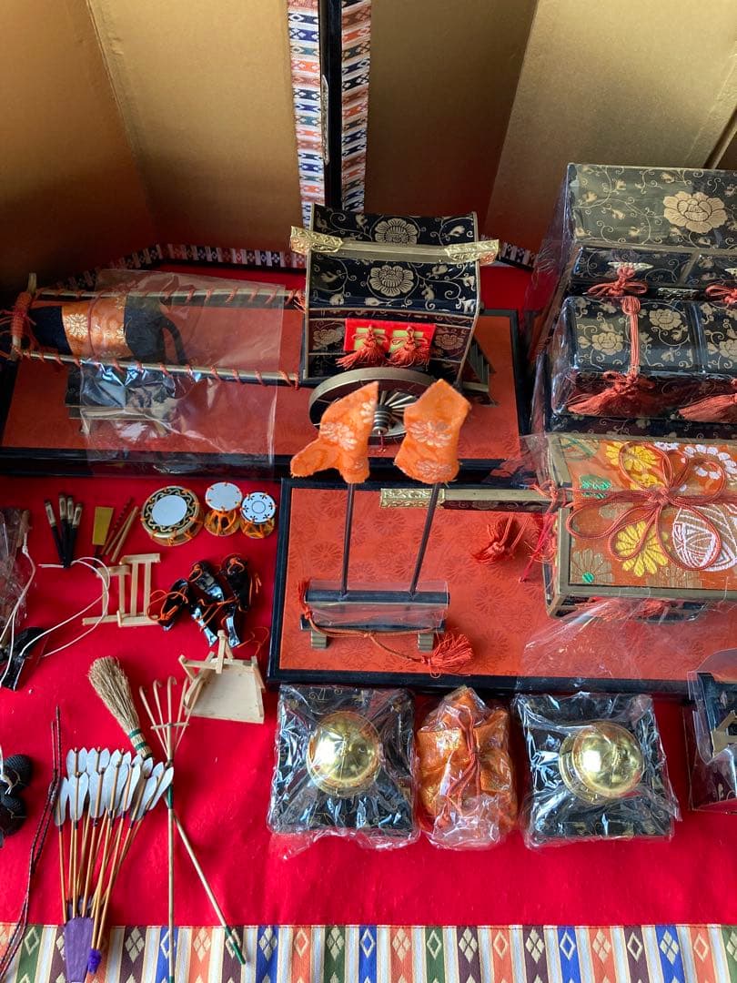 雛人形セット 伝統的な雛祭り飾り