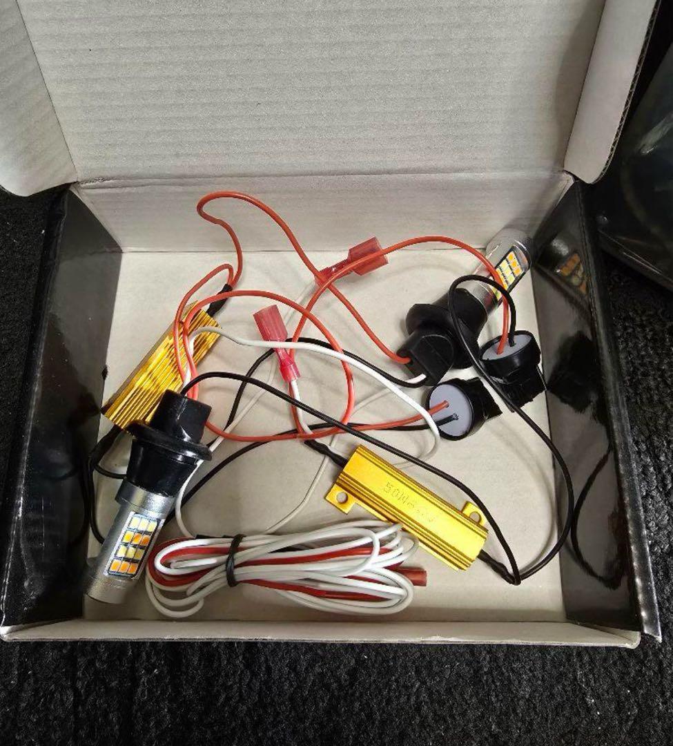 50プリウス ウインカーポジション ピンク 【ポン付け】 配線加工済み