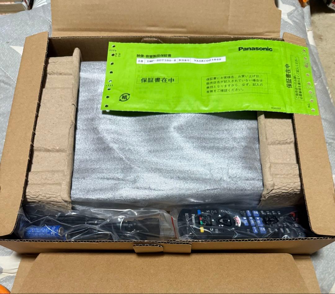 Panasonic BD プレイヤー　DMP-BDT180