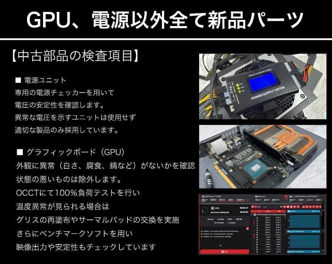 【即納激安ブラックモデル】RTX4060搭載ゲーミングPCフルセット✨R7