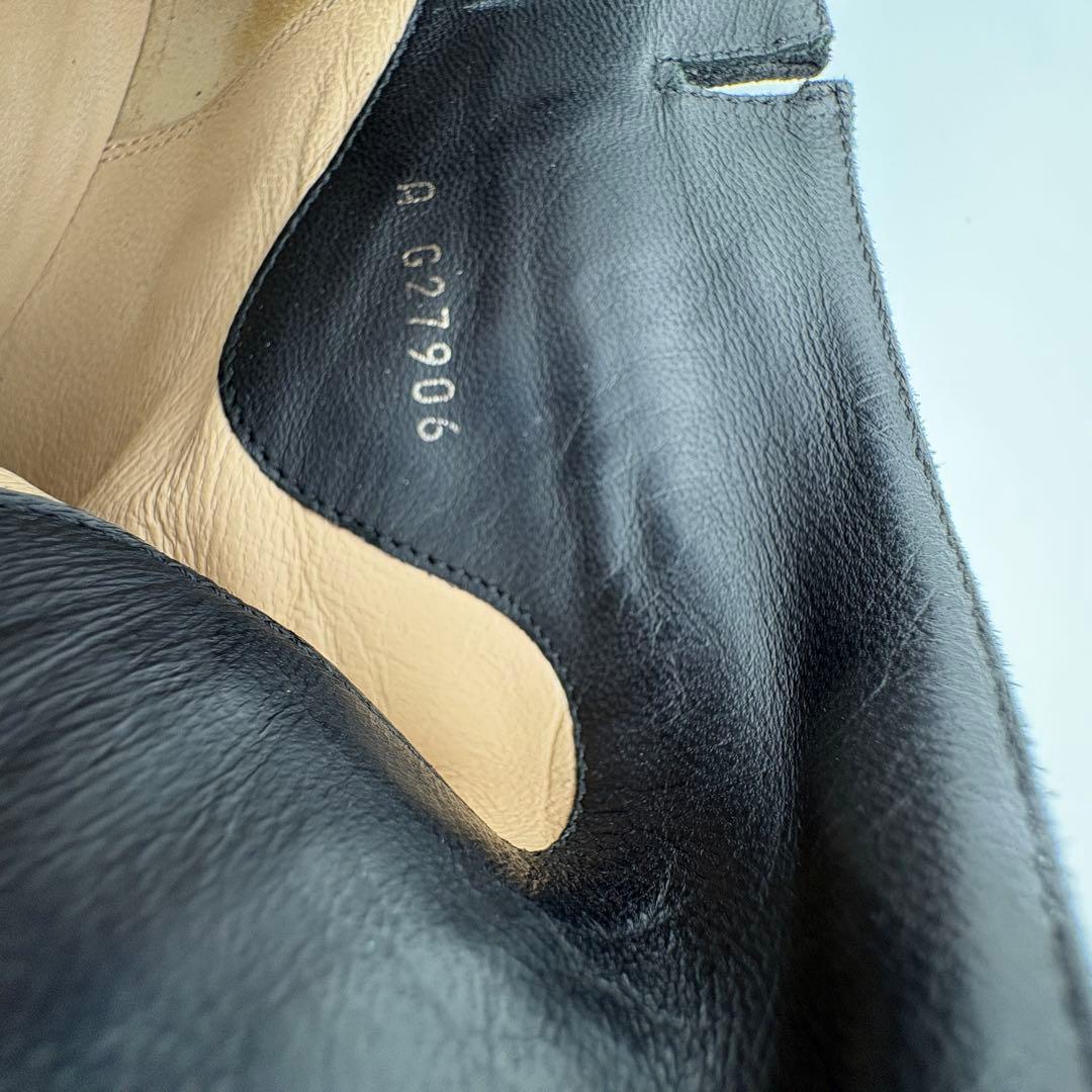 あっつー定番CHANEL シャネル　スエード　ヌバックレザー ブラック