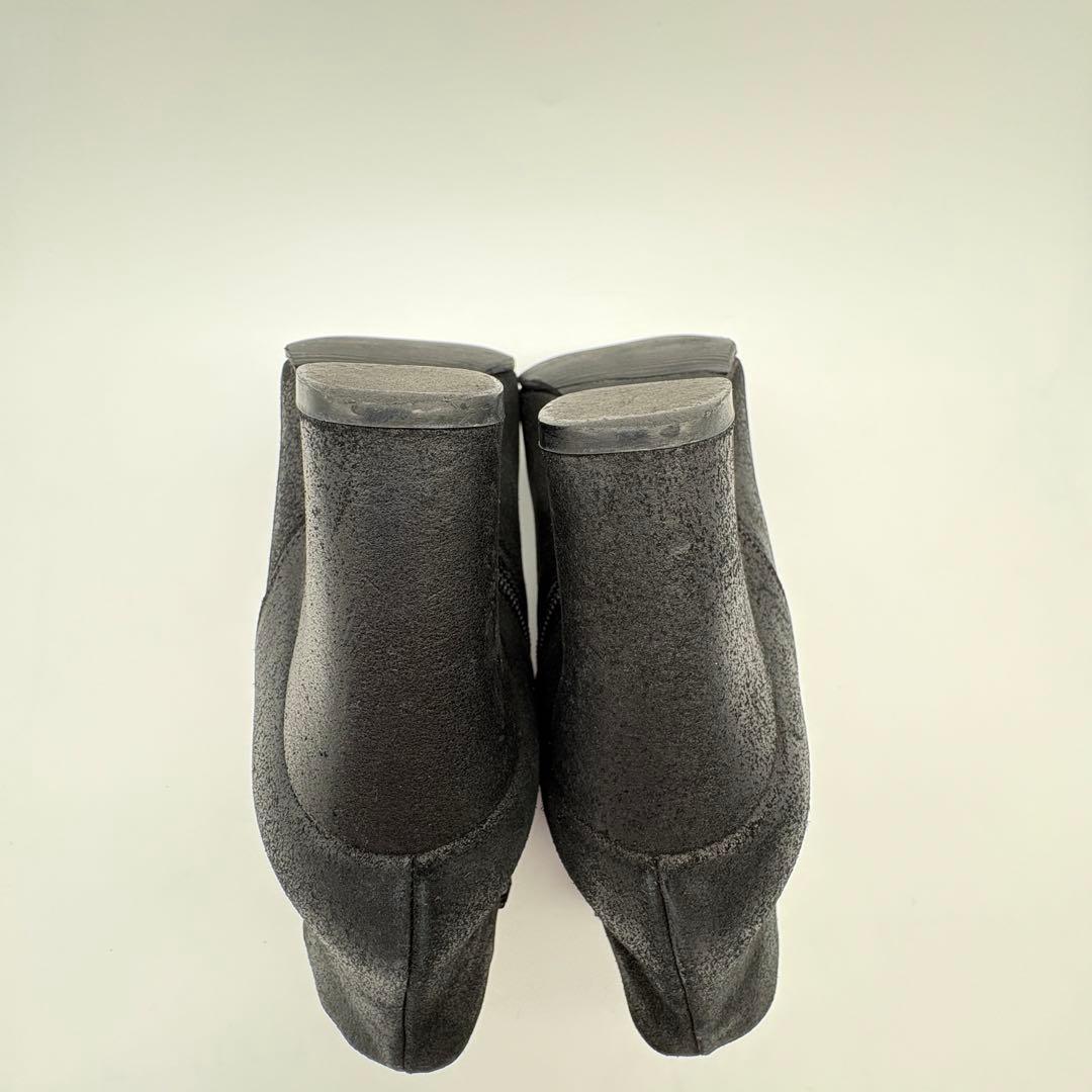 あっつー定番CHANEL シャネル　スエード　ヌバックレザー ブラック