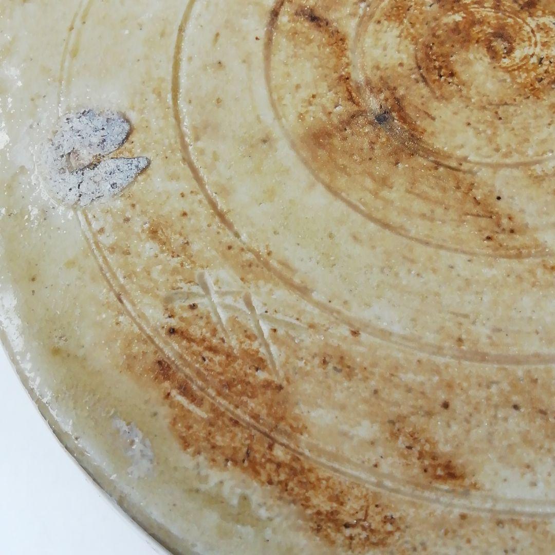 Ｔ６８８　水指　『黄瀬戸　棒ノ先』『加藤芳右衛門 造』　共箱　茶道具