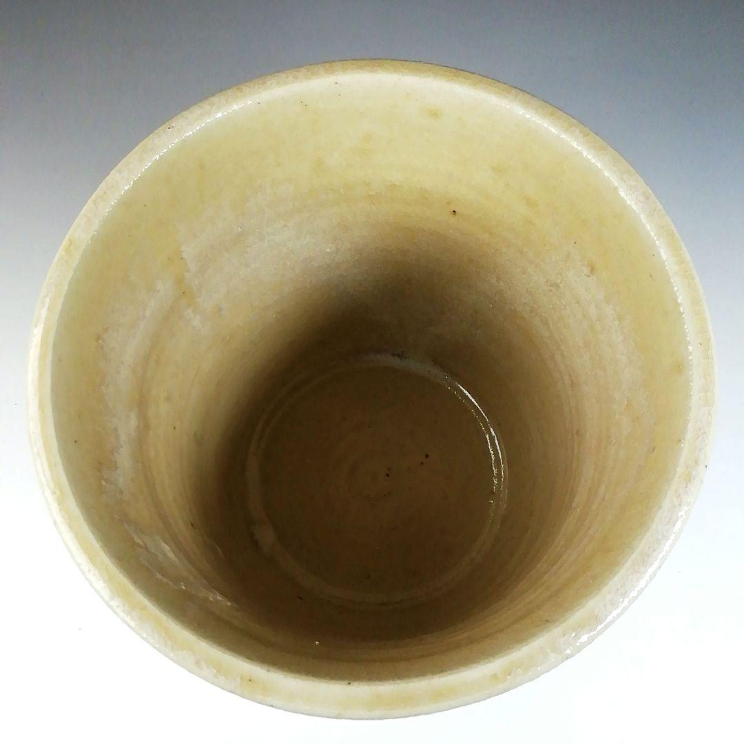 Ｔ６８８　水指　『黄瀬戸　棒ノ先』『加藤芳右衛門 造』　共箱　茶道具