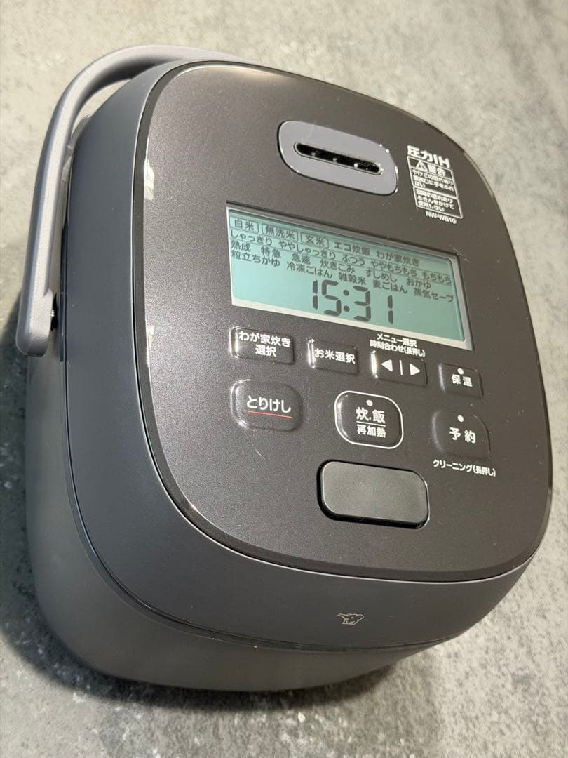 s*〜様 【超美品】象印圧力IH炊飯器「極め炊き」NWWB10-BZブラック5.
