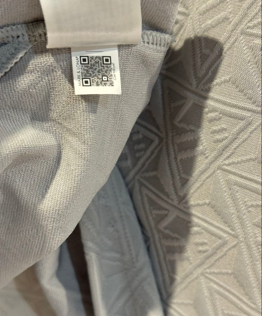 2025 美品 ★ MARK&LONA コード ポロシャツ マーク&ロナ グレー