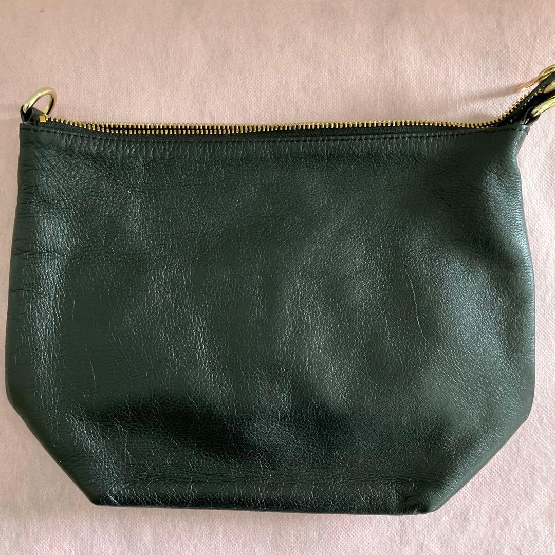 ラシット ソフトレザーショルダーバッグ　2way ブラック