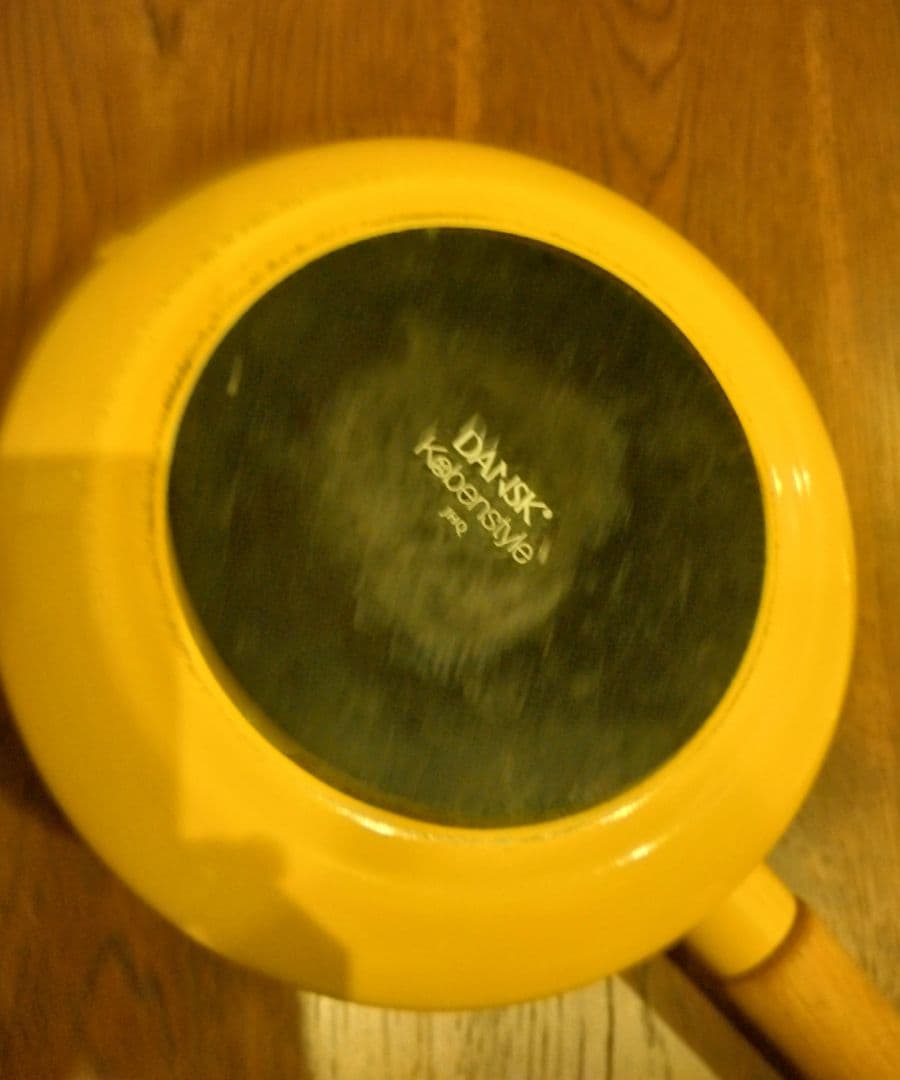 美品 ダンスク 片手鍋 18cm 限定色マスタードイエロー コベンスタイル