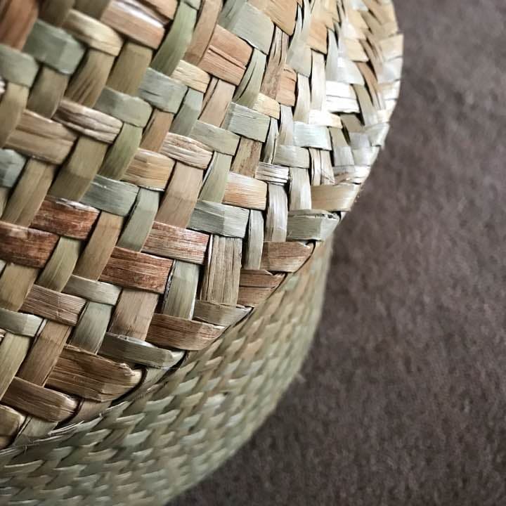 ☆値下げ中☆ 未使用 東南アジアのバスケット (Mサイズ)