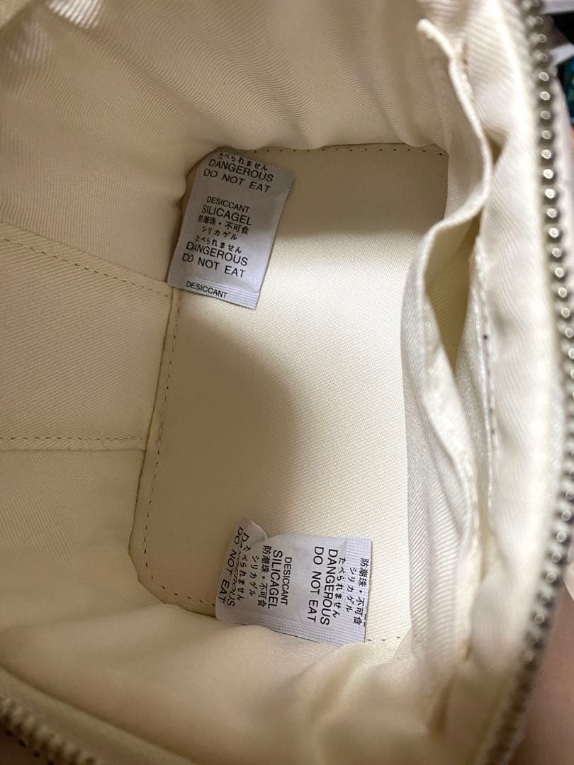 Darich キルティングスクエアミニバッグ ホワイト 【シルバーパーツ】