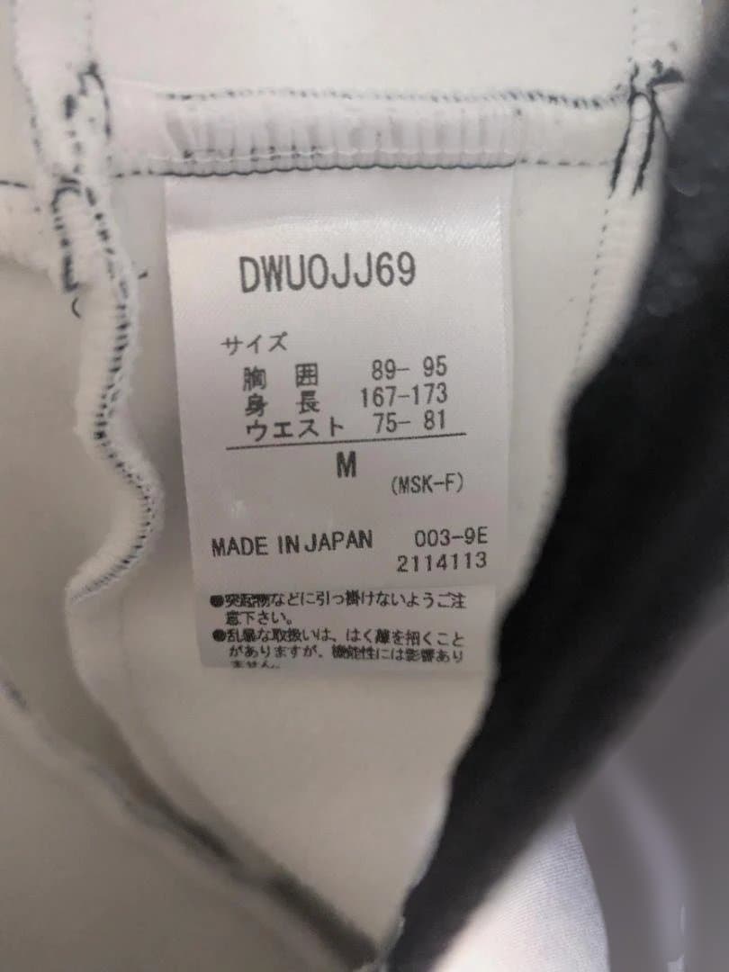 DESCENTE デサント GS ワンピース M ホワイト DWUOJJ69