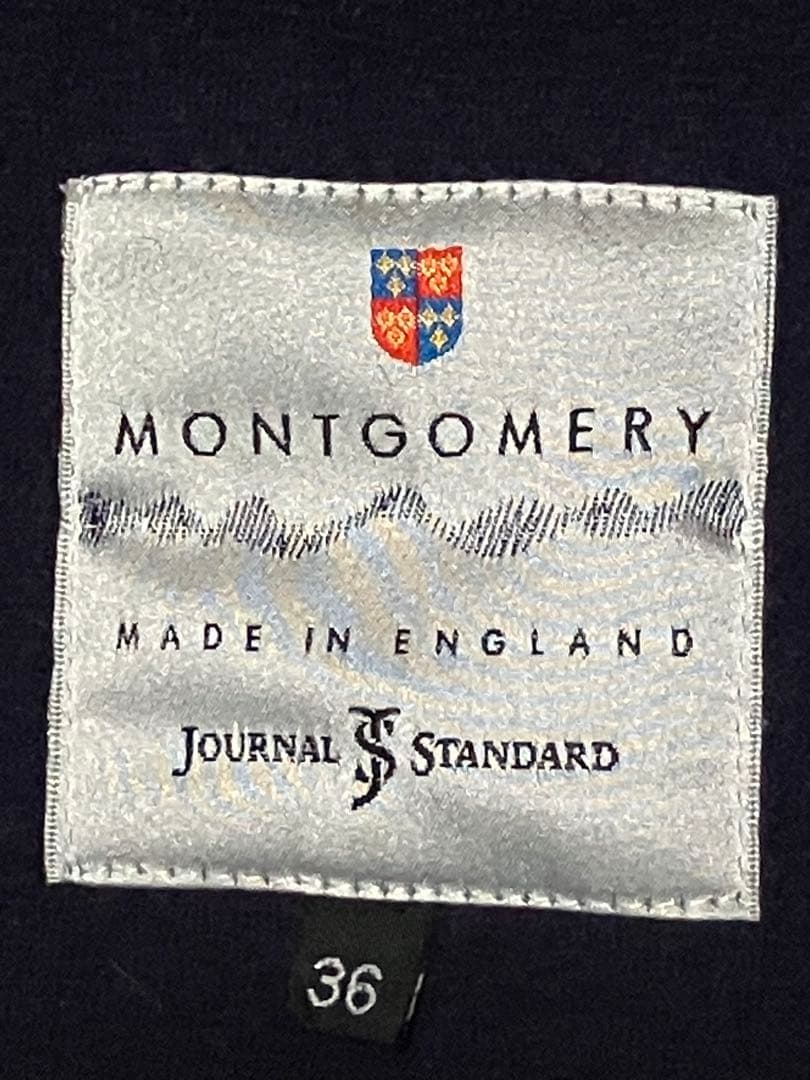 MONTGOMERYウールヘリンボーン ダッフルコート　イギリス製