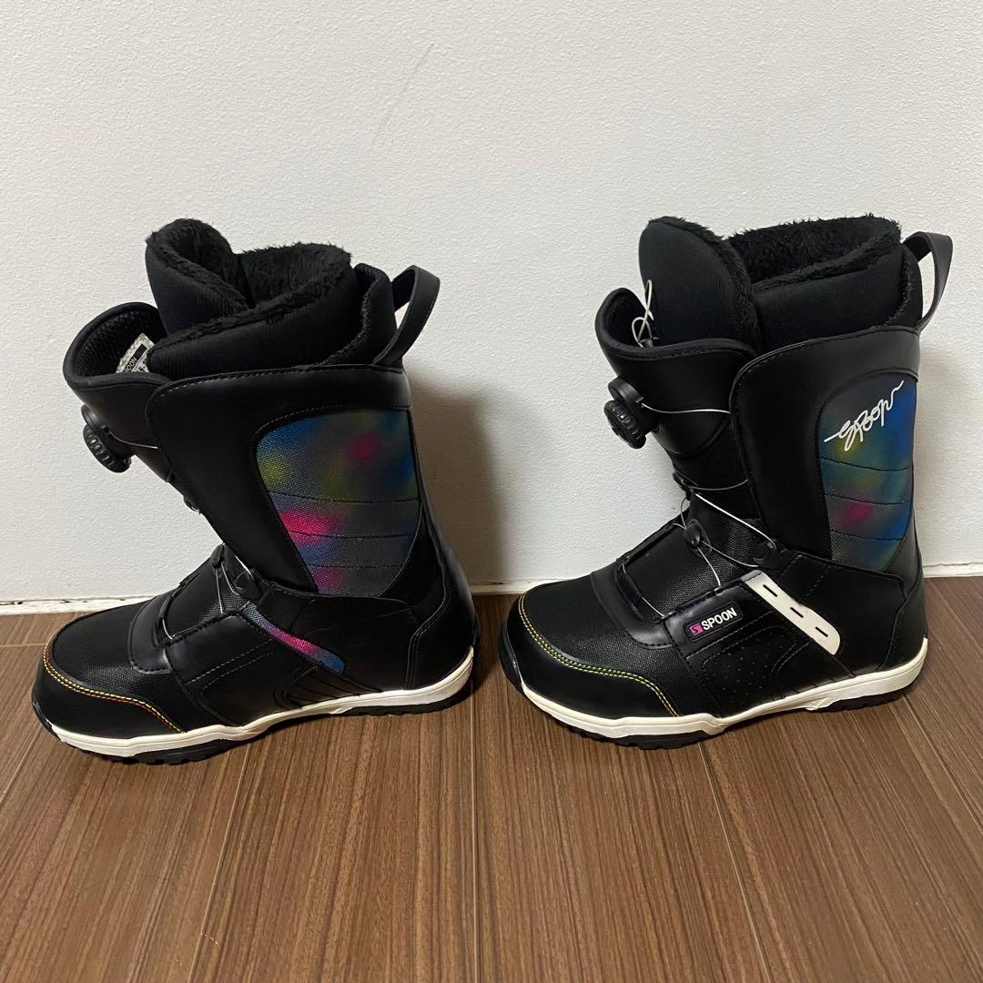 【美品】SPOON スノーボードブーツ BOA ダイヤル 26.5〜27.0cm