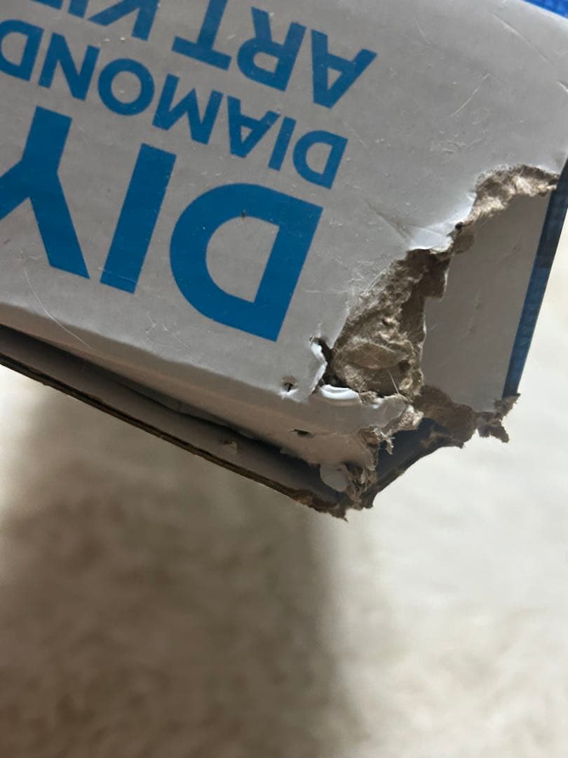 T*o様 DIY Diamond Art Kit ステンドグラス猫箱傷あり中身は