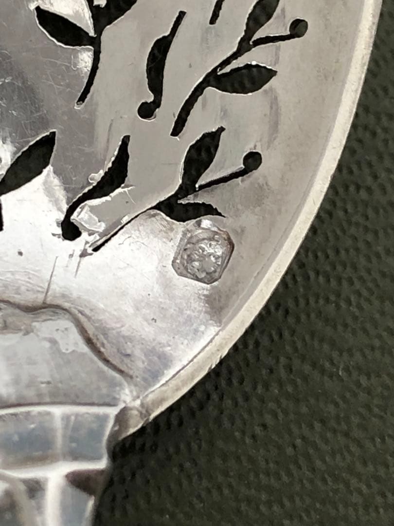 フランス アンティーク　Philippe Berthier 銀製カトラリー3本