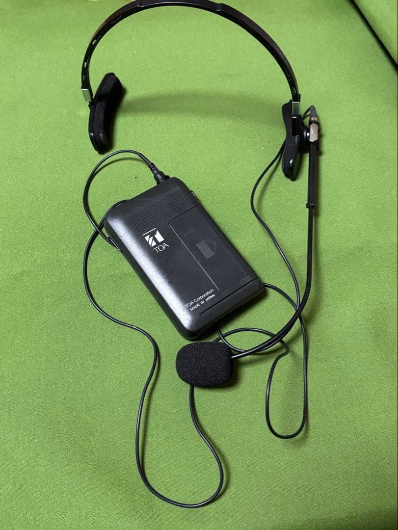 TOA ワイヤレスヘッドセット　　WM-1300+YP-M100中古4260
