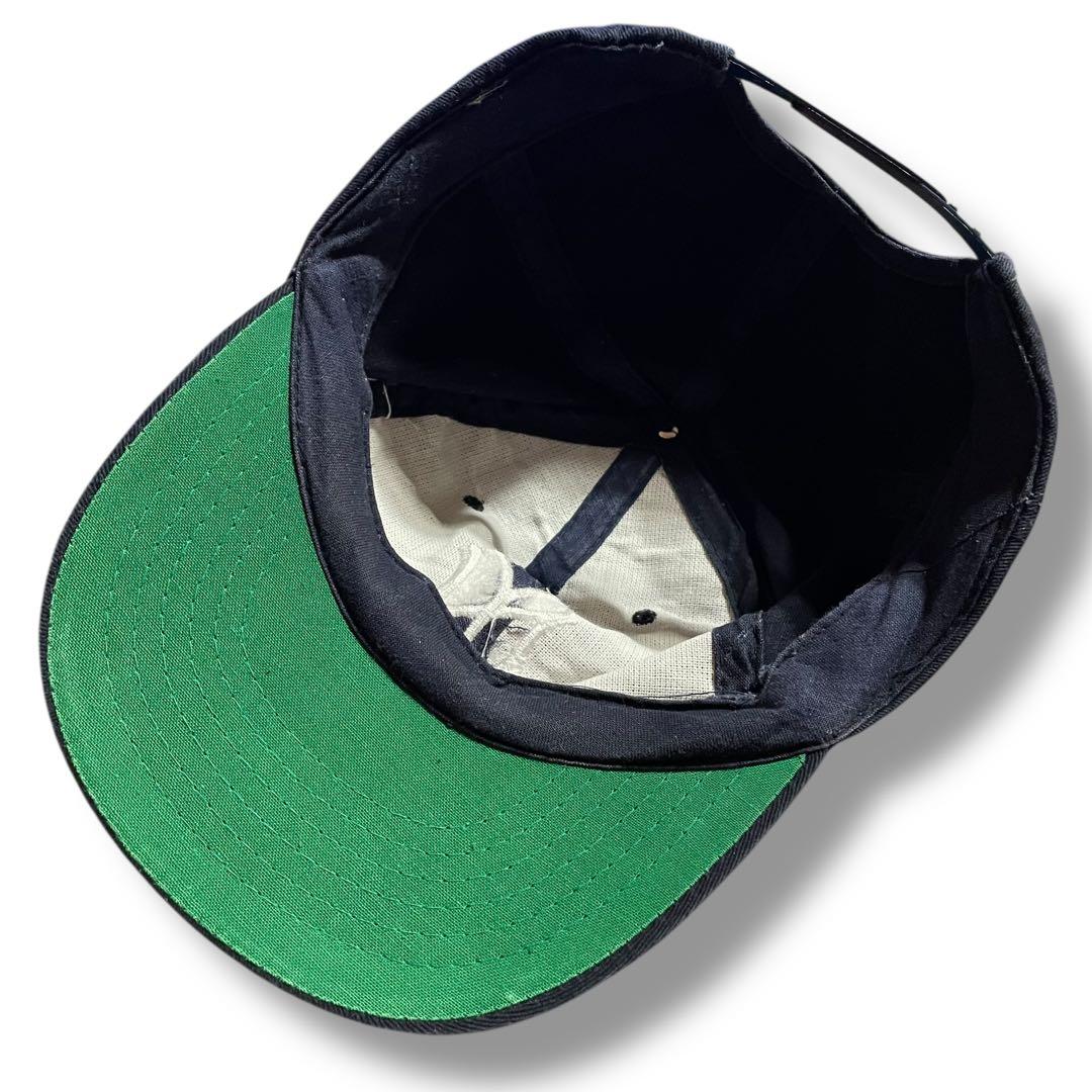 【超希少】 90s ヤンキース スナップバック キャップ つば裏緑 ヴィンテージ