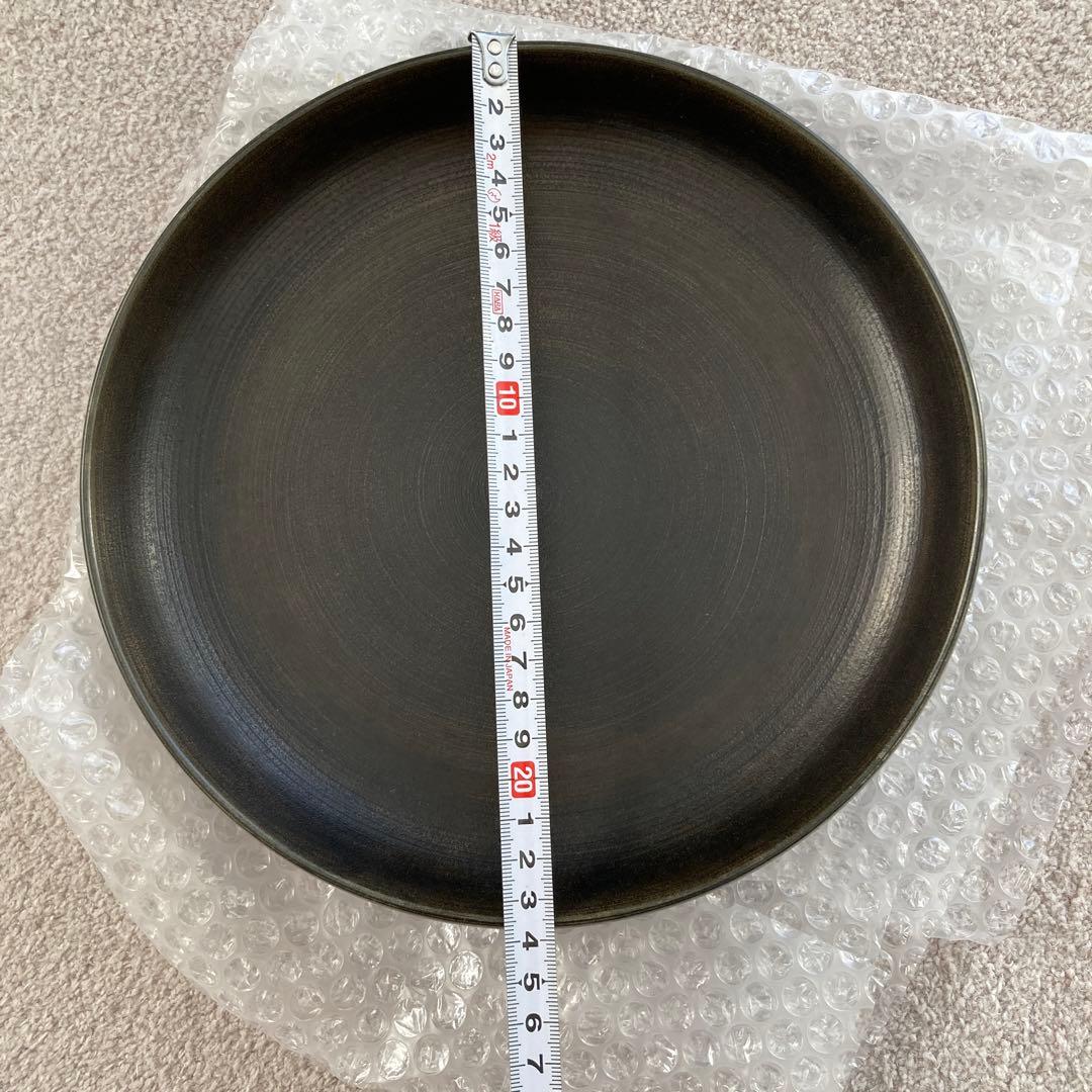 美品★輪島　キリモト　千すじ小福皿（大）漆　ドミニク・ローホー　うるし　能登