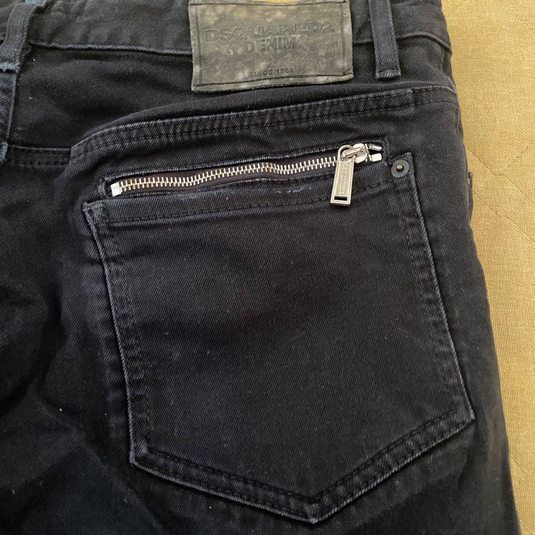 【DSQUARED2】スキニーデニム 52 ブラック