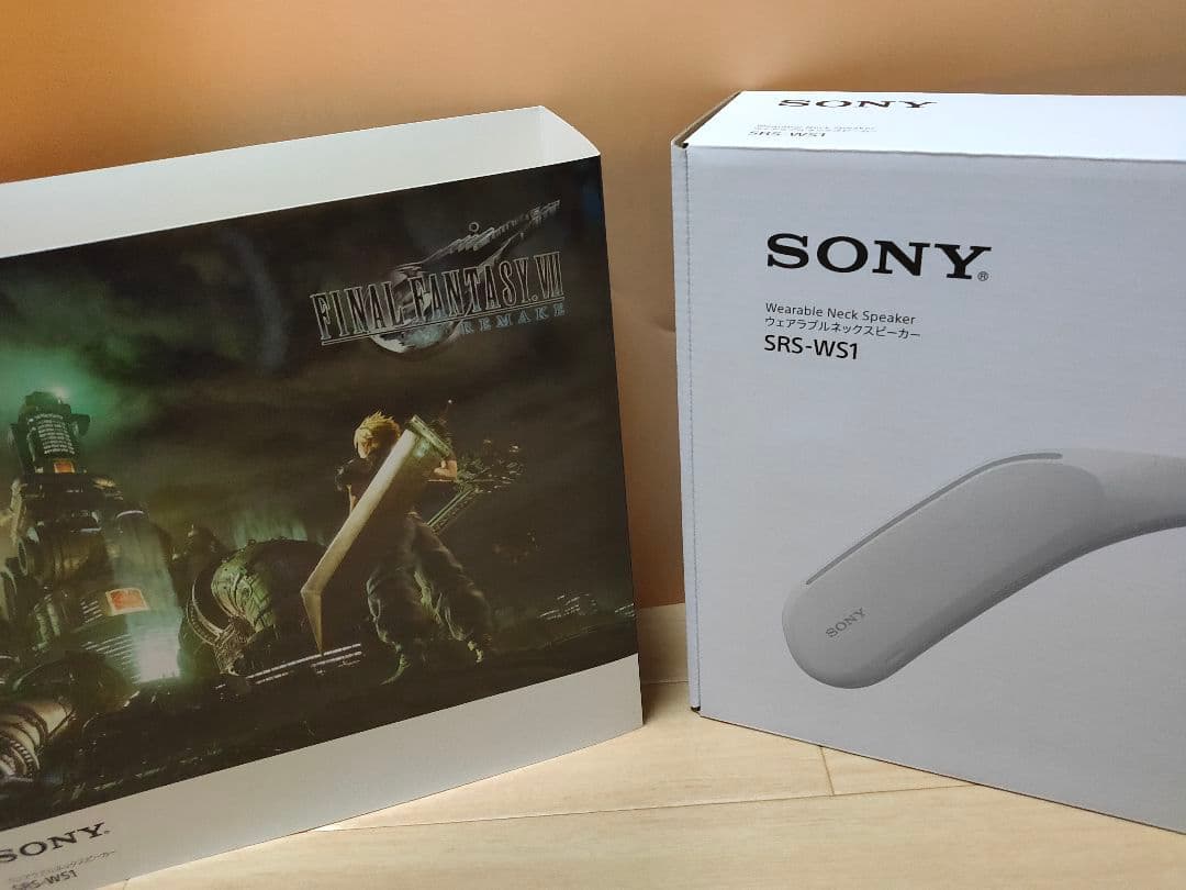 SONY　ウェアラブルネックスピーカー　FF7R限定版