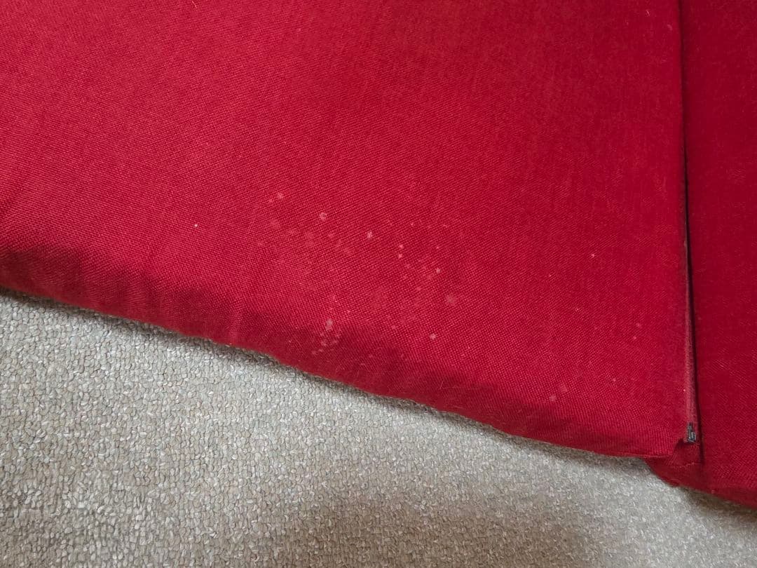 コーナーソファ　レッド