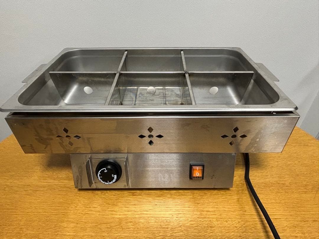 【客単爆上げアイテム】TKG電気おでん鍋 6ッ切　電気鍋業務用