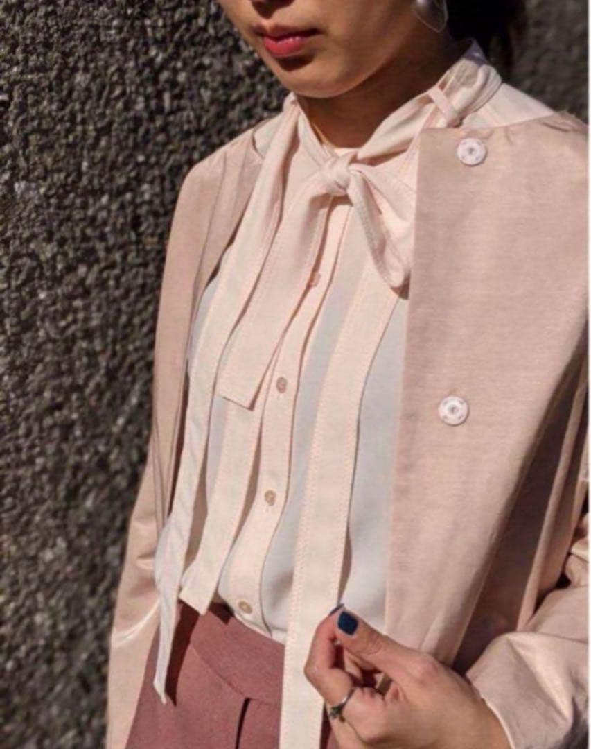 トゥモローランドボウタイブラウスピンクドゥズィーエムクラスドゥロワークリスマス